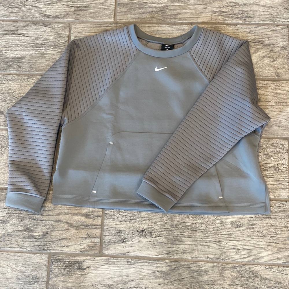 Womens Nike Pro Crop Crew